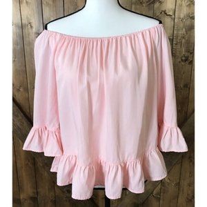 BeachLunch Lounge off the shoulder top.